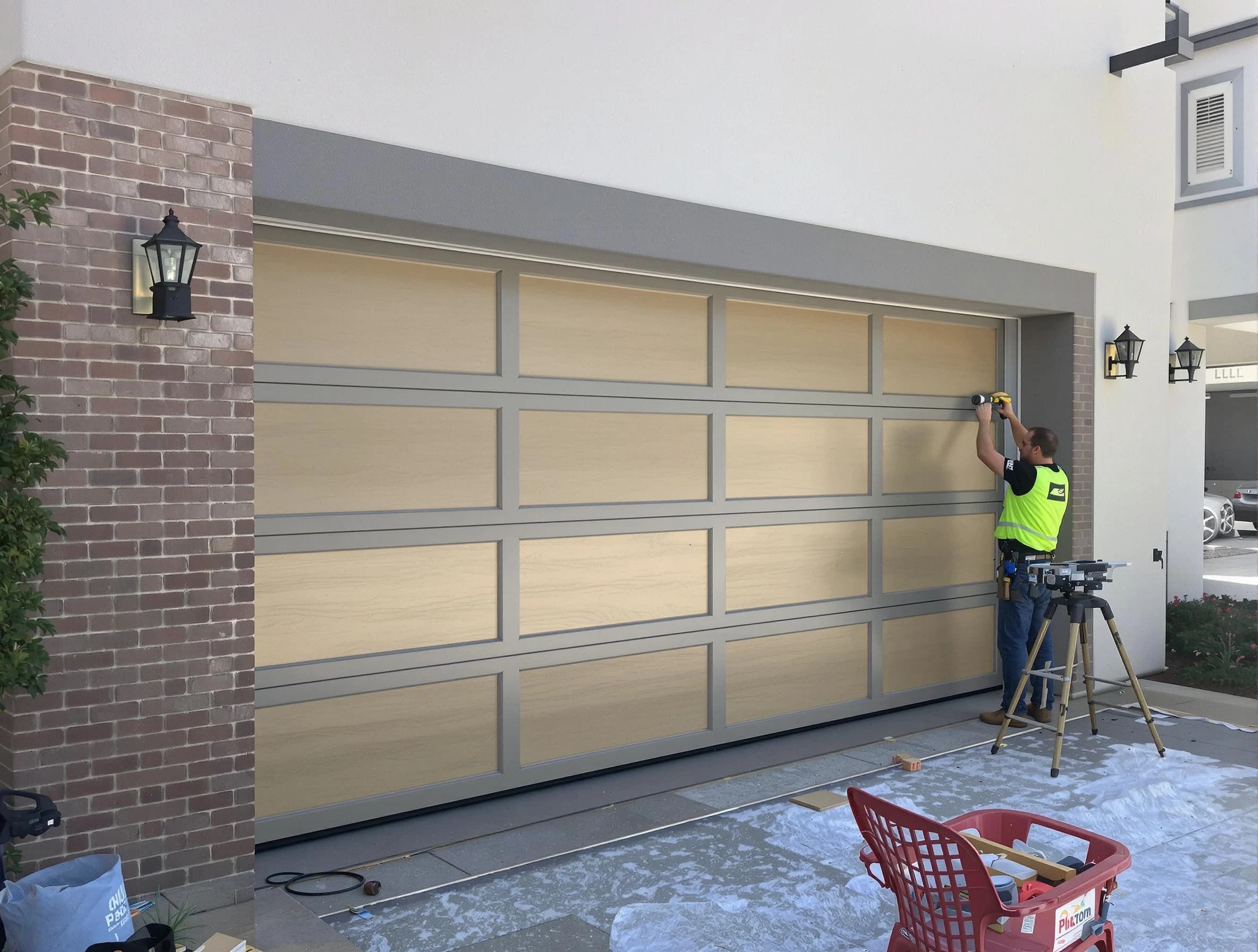 Garage door replacement service by Talladega Garage Door Repair in Talladega