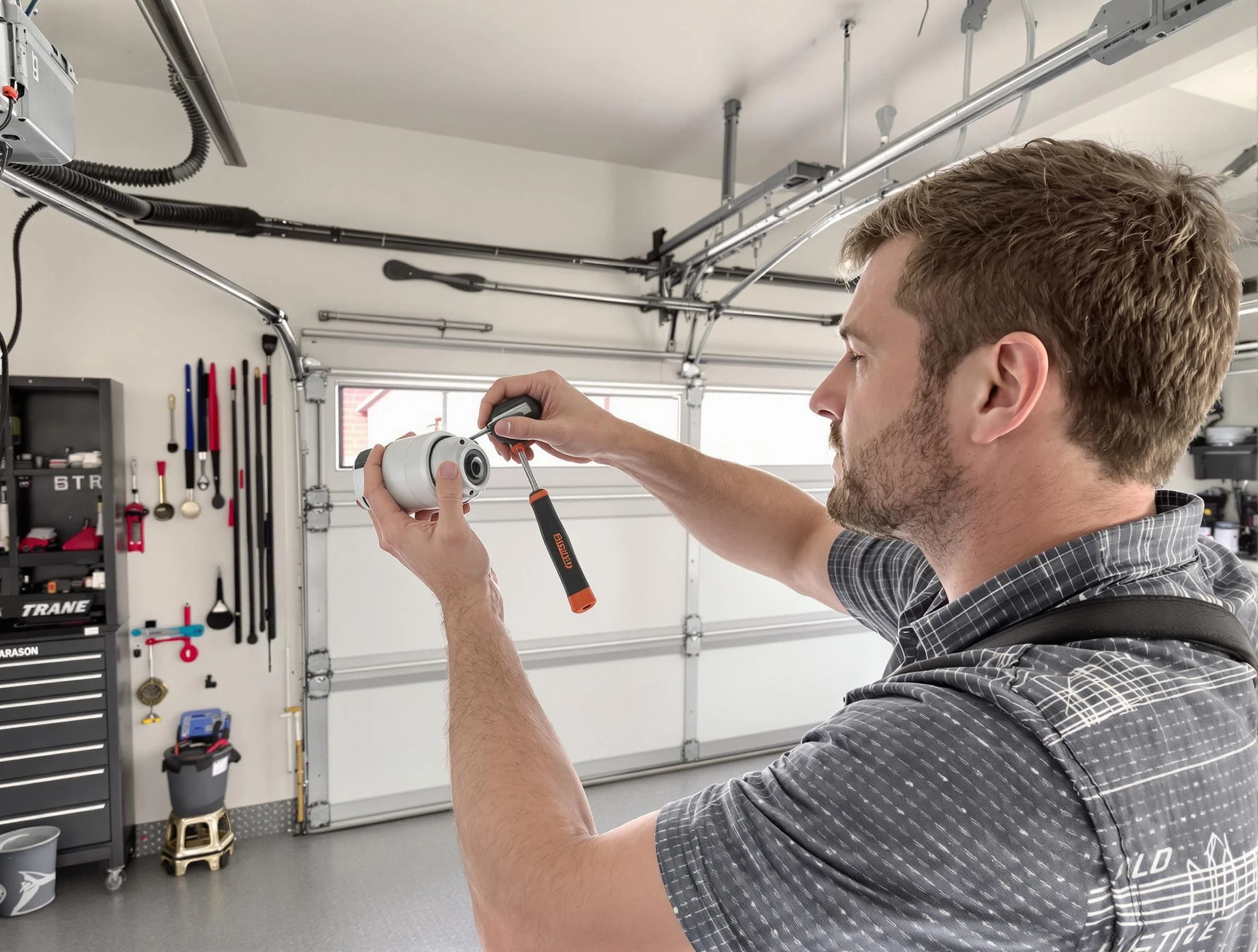 Garage door opener repair service by Talladega Garage Door Repair in Talladega