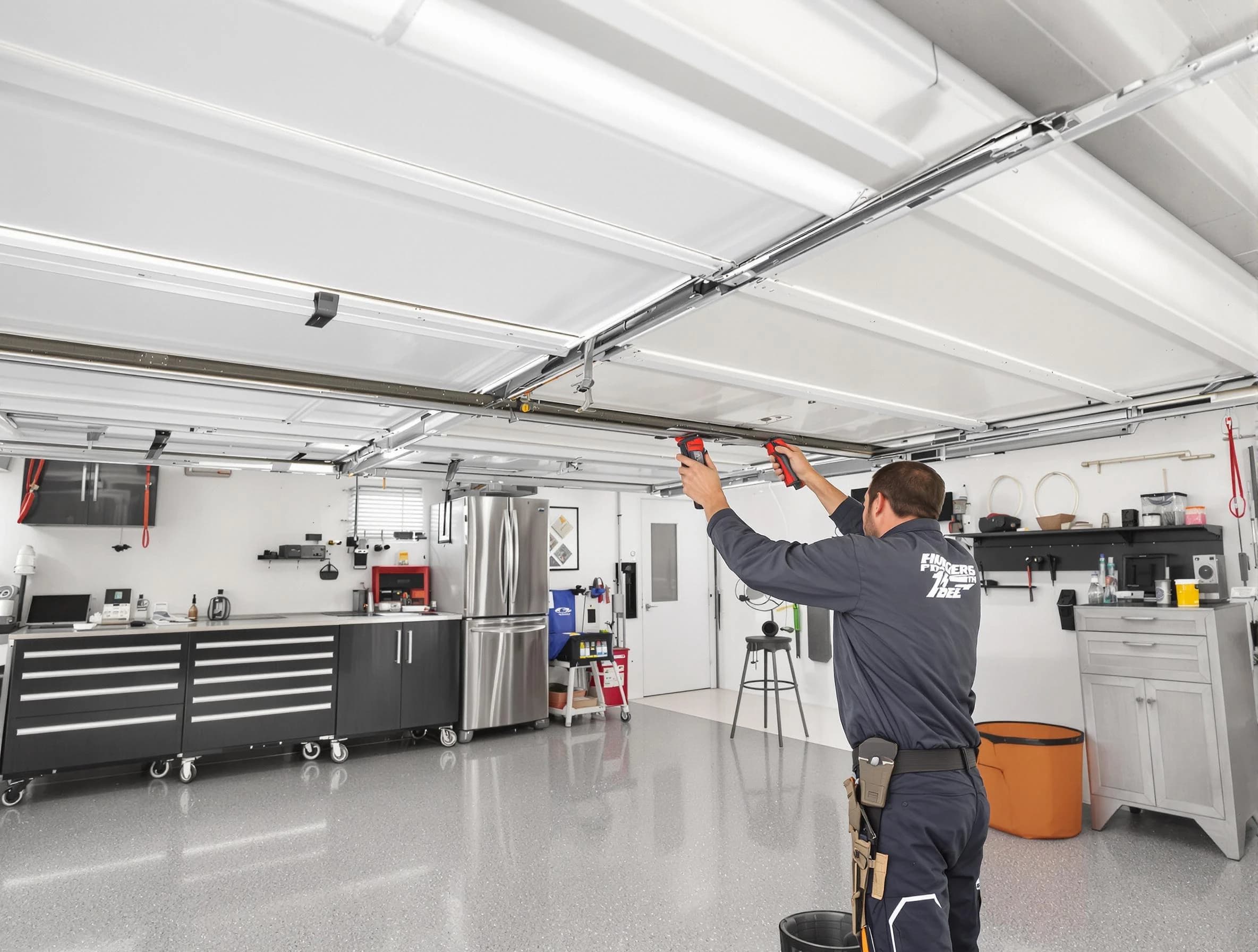 Overhead garage door repair service by Talladega Garage Door Repair in Talladega
