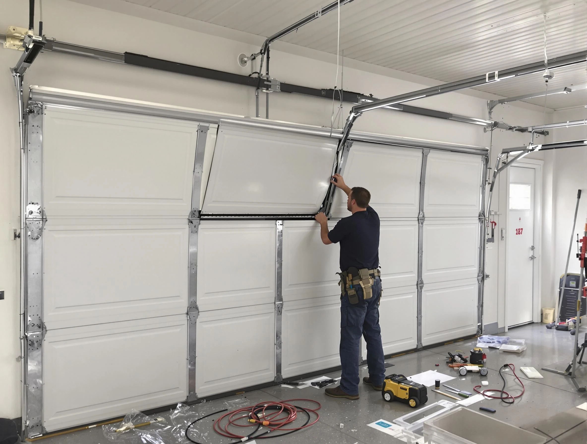 Garage Door Section Replacement in Talladega