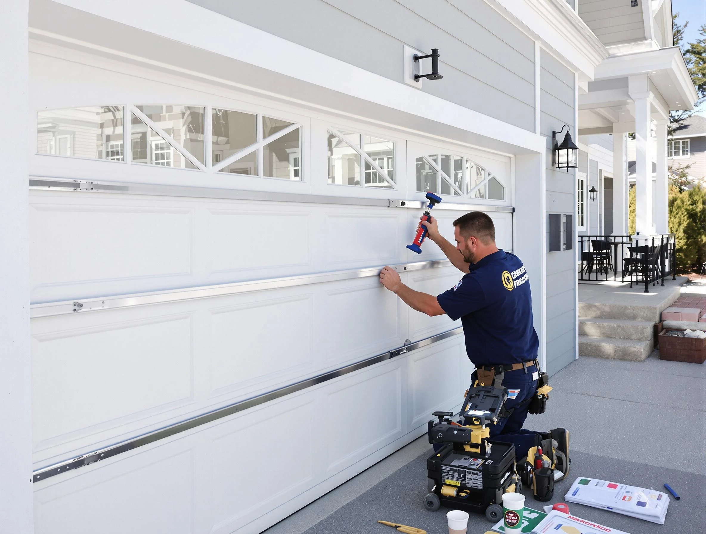 Professional garage door installation by Talladega Garage Door Repair in Talladega
