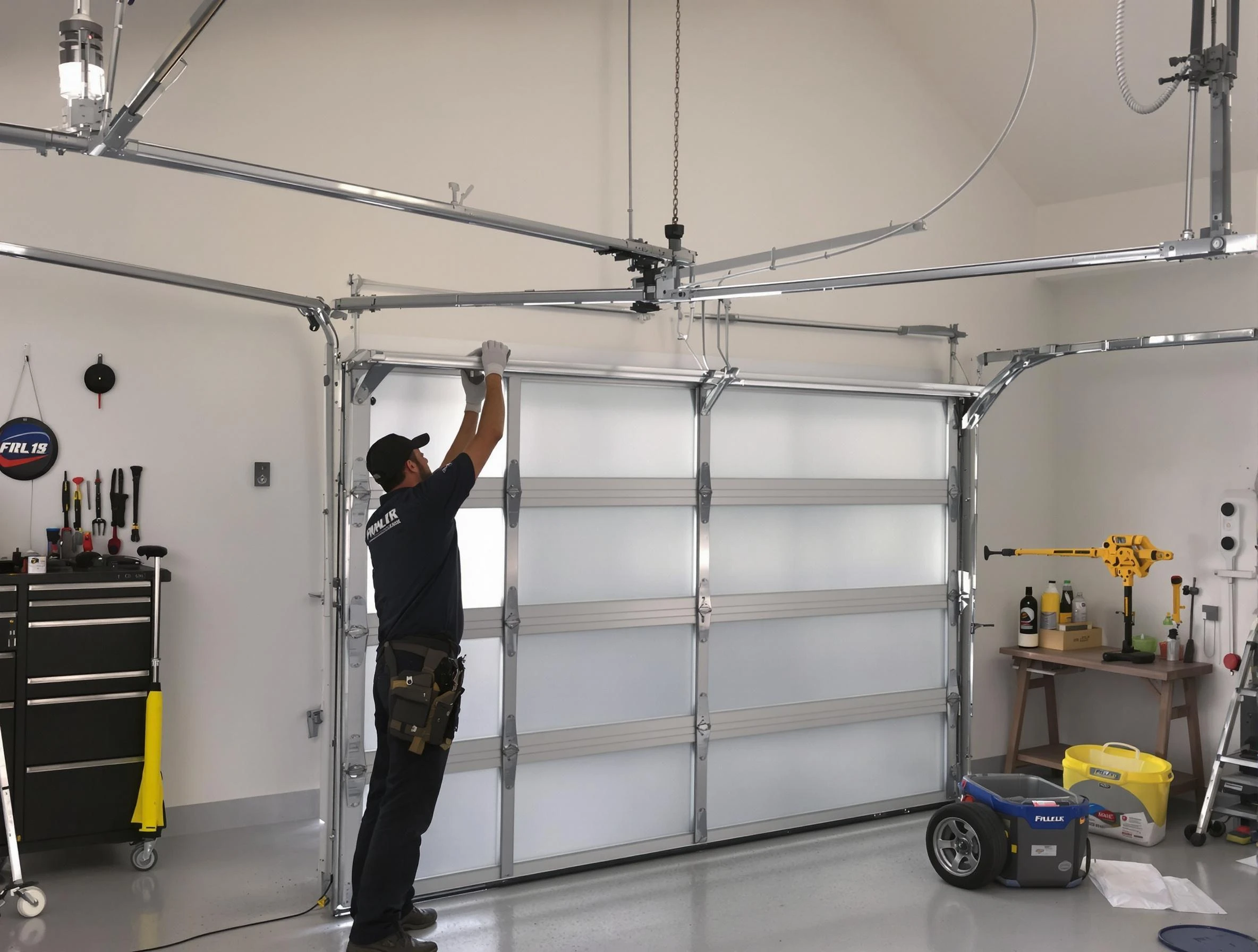 Talladega Garage Door Repair certified team performing precision garage door installation in Talladega