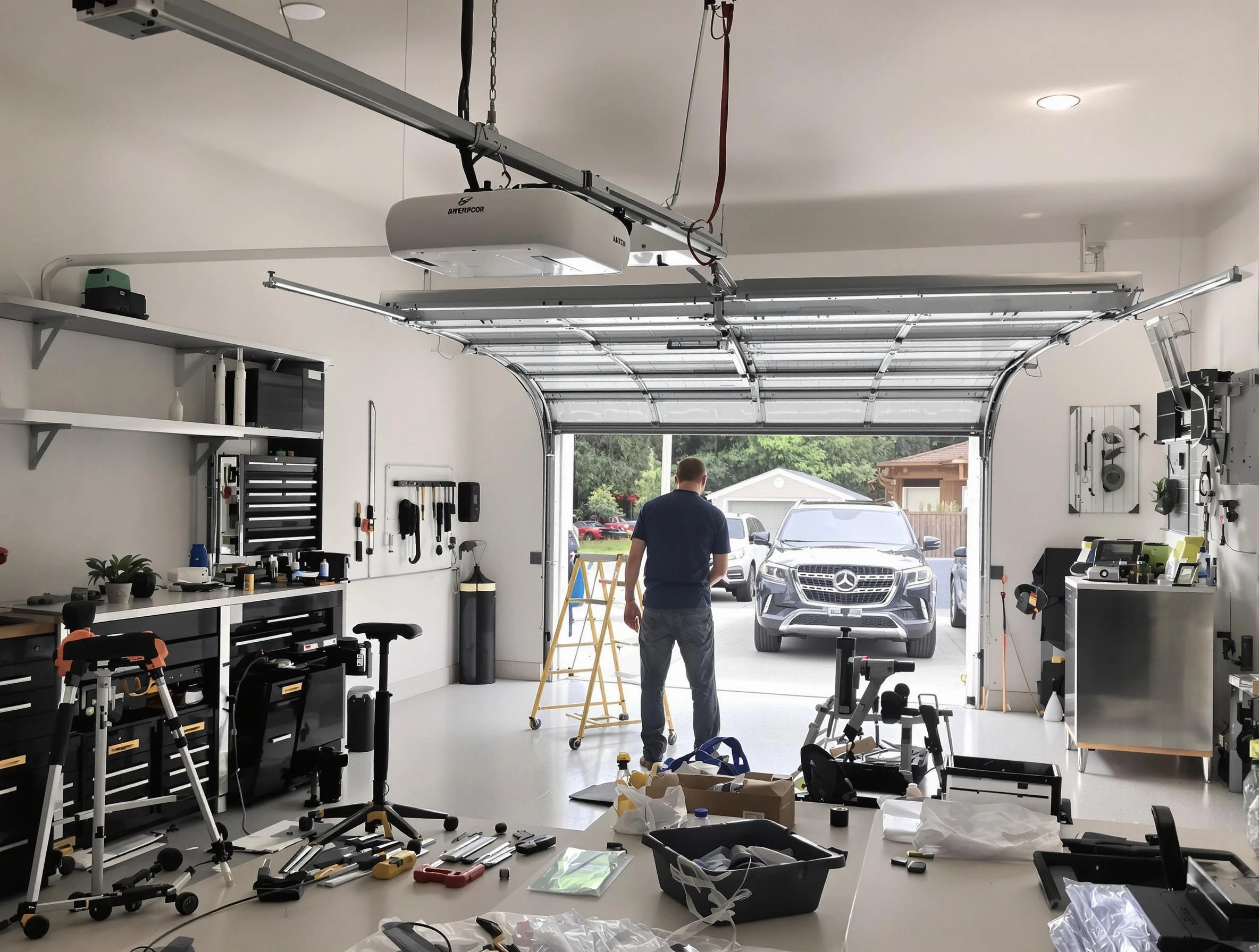 Garage door opener installation by Talladega Garage Door Repair in Talladega