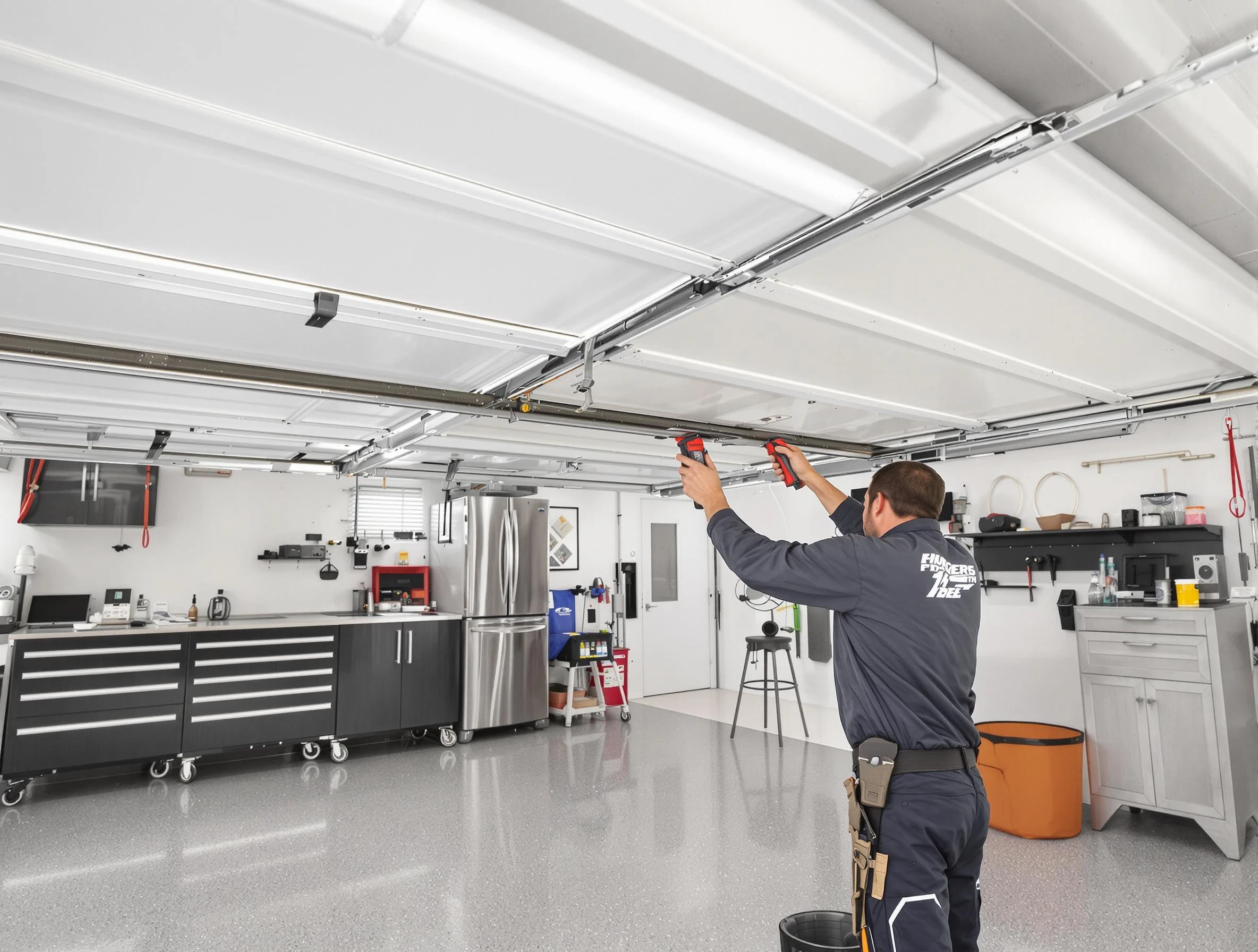 Overhead garage door repair service by Talladega Garage Door Repair in Talladega